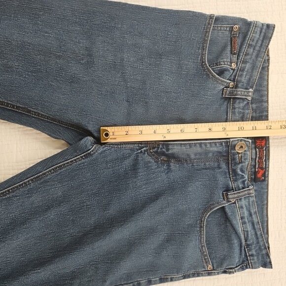 Harpia Jeana Men's 36 x 32 Medium Wash Straight Leg Classic Stretch Fit EUC - Picture 6 of 16